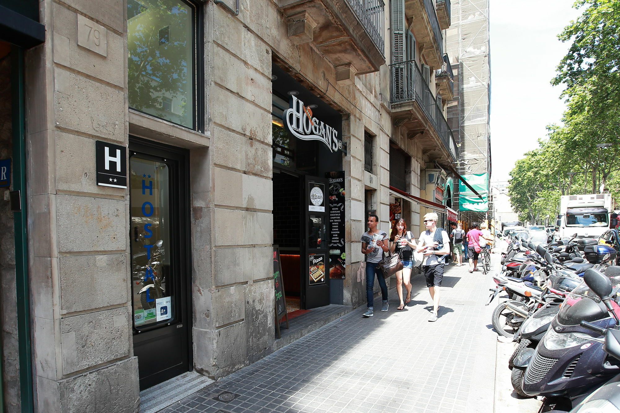 Hostal Las Flores Ramblas Barcelone Extérieur photo